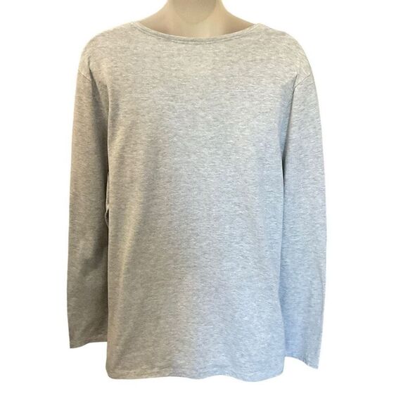 Just My Size Tee Shirt Jolly Holly Days Graphic Wreath Grey Green Red Yellow 1X - Picture 2 of 10